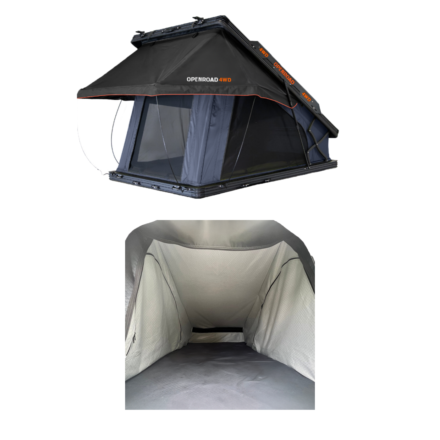 OPENROAD Aluminum Hard Shell Roof Top Tent-PeakRoof LT Series